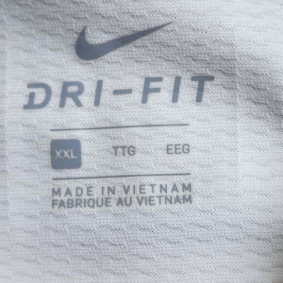 Nike Dri-Fit Men’s Size XXL White Korea Soccer Team Baseball Jersey As Is - Picture 4 of 10